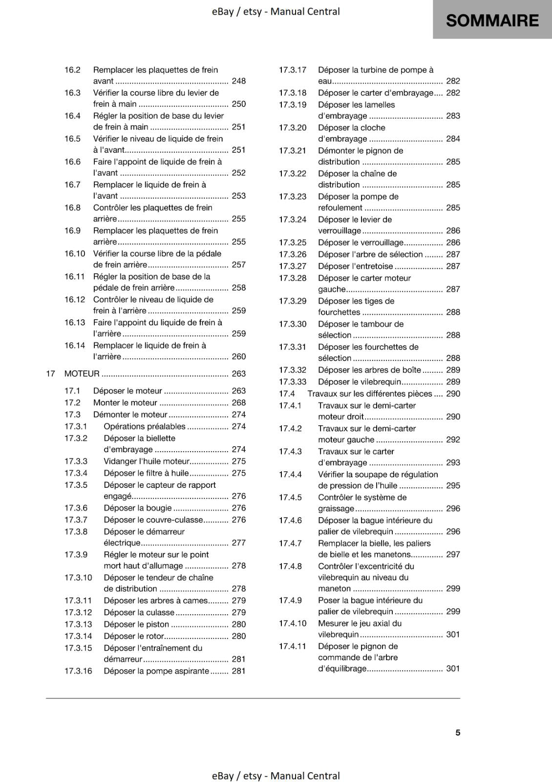 FRENCH LANGUAGE - 2022 HUSQVARNA FC 350 FX 350 MANUEL DE REPARATION