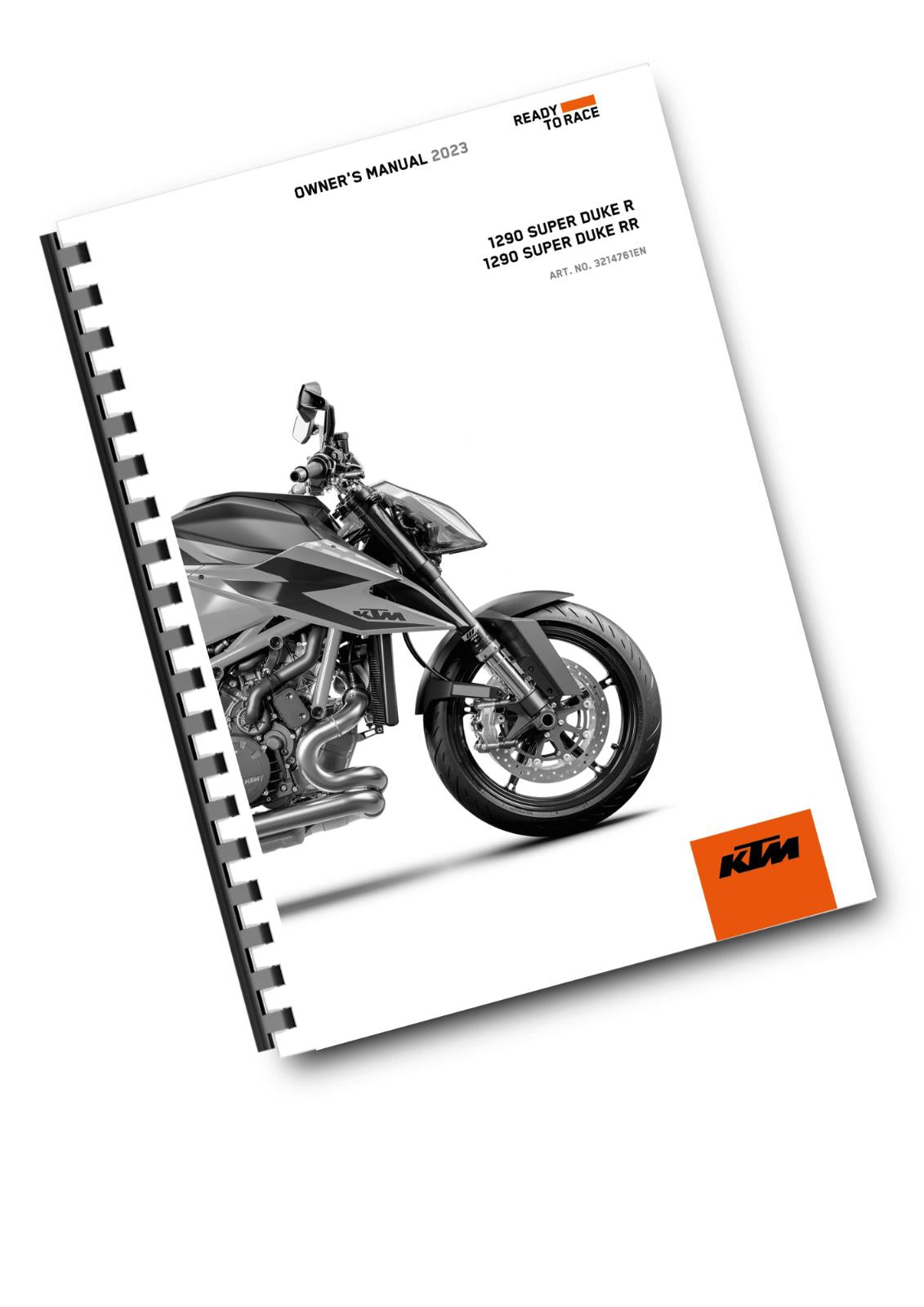 KTM 2023 - 1290 SUPER DUKE R RR - OWNERS MANUAL USER GUIDE