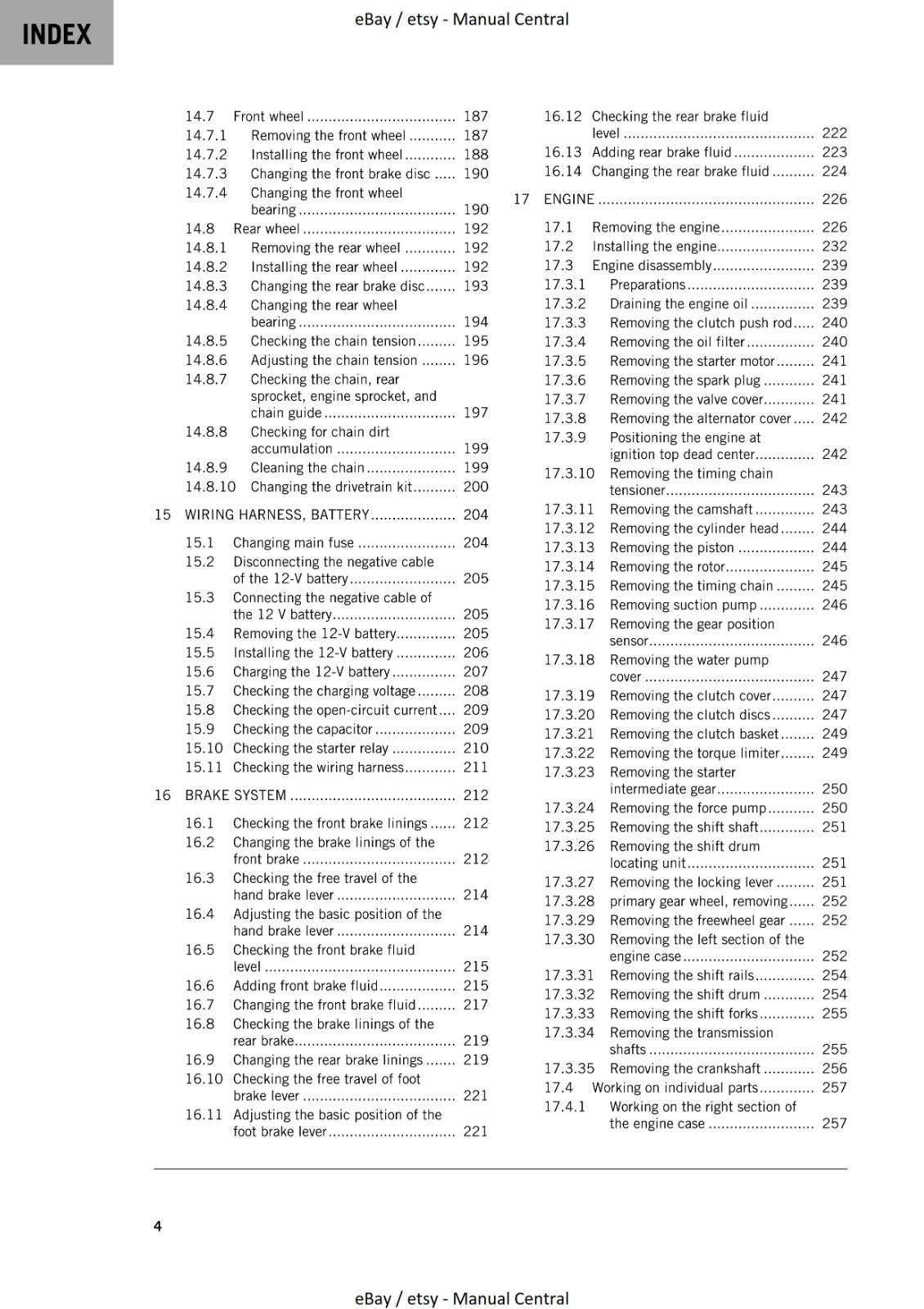 KTM 2021 - 450 XC-F SX-F FACTORY EDITION - WORKSHOP REPAIR SERVICE MANUAL