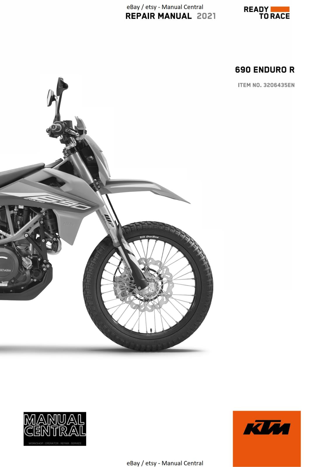 KTM 2021 - 690 ENDURO R EU EDITION - WORKSHOP REPAIR SERVICE MANUAL REPRINTED