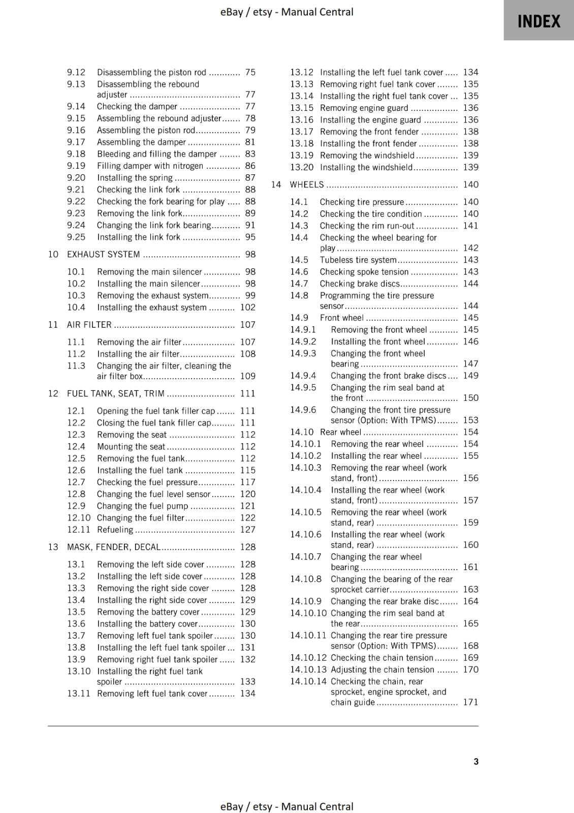 KTM 2021 - 790 ADVENTURE R - WORKSHOP REPAIR SERVICE MANUAL REPRINTED