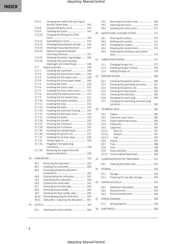 GASGAS 2022 - MC 50 - SERVICE WORKSHOP REPAIR MANUAL