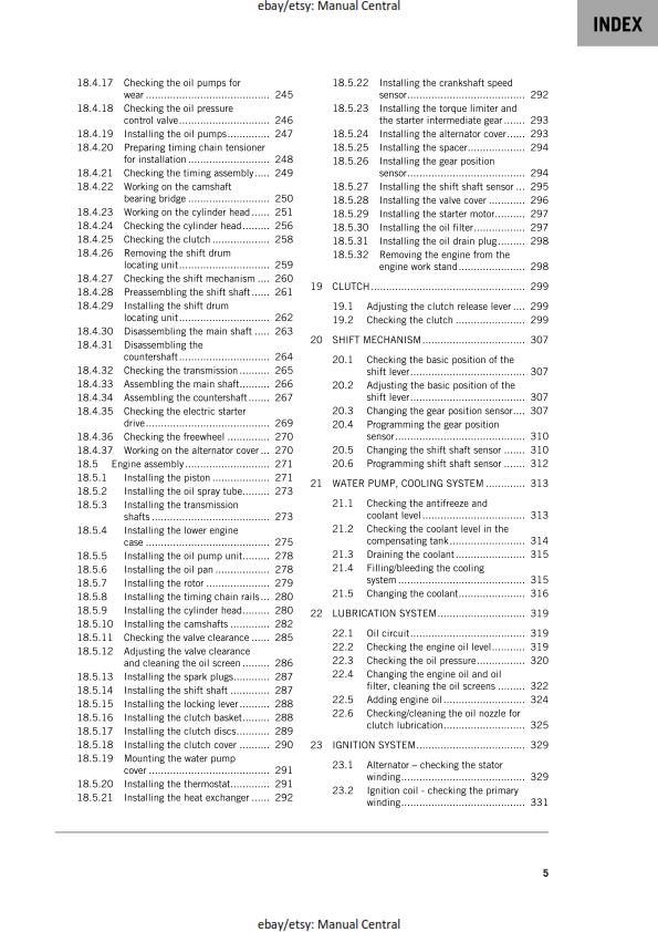 KTM 2021 -  790 DUKE - SERVICE  WORKSHOP REPAIR MANUAL REPRINTED