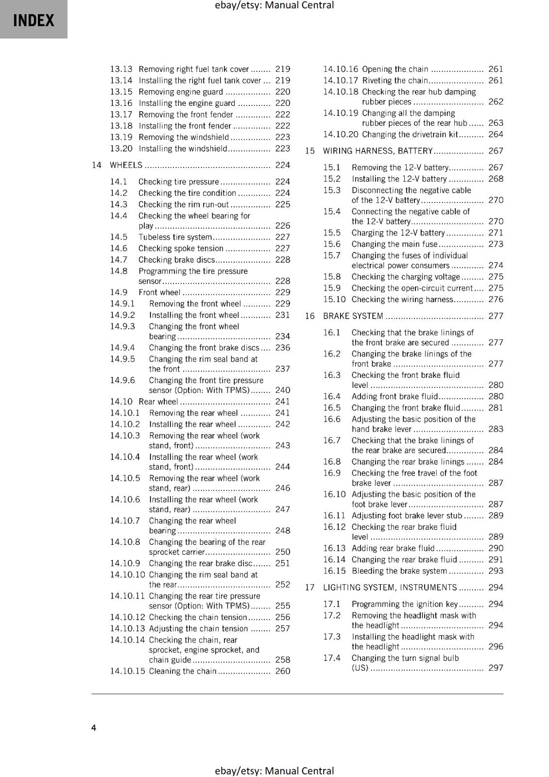 KTM 2021 - 890 ADVENTURE R & RALLY - REPAIR WORKSHOP SERVICE MANUAL REPRINT
