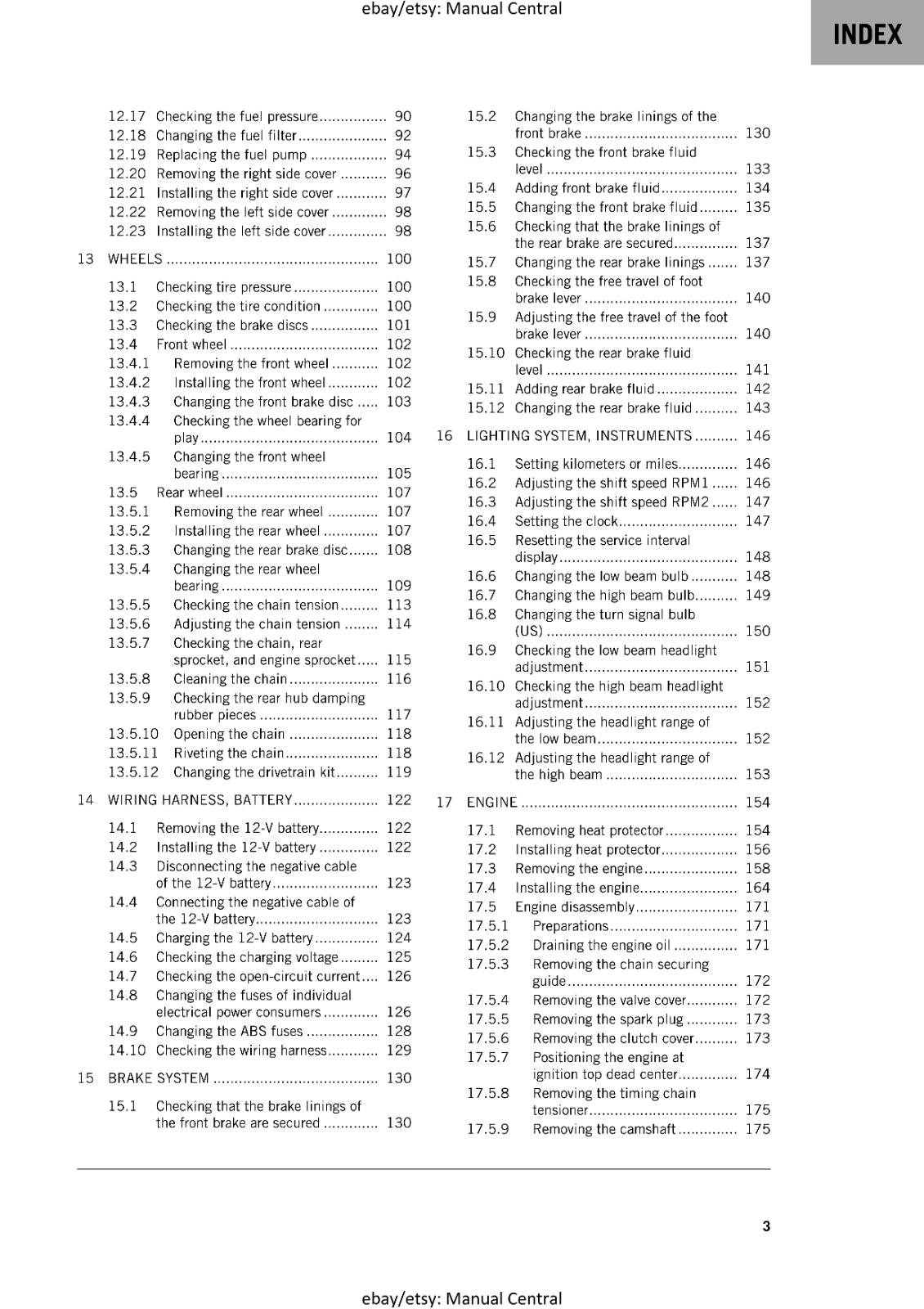 KTM 2021 - RC 390 - REPAIR WORKSHOP SERVICE MANUAL REPRINT