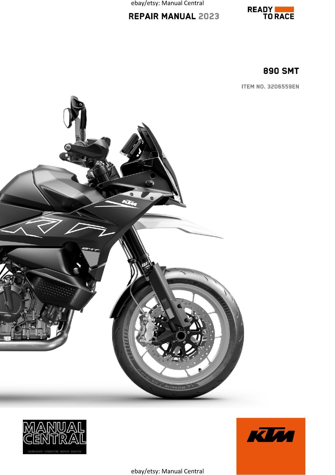 KTM 2023 - 890 SMT  - WORKSHOP SERVICE MANUAL REPRINTED