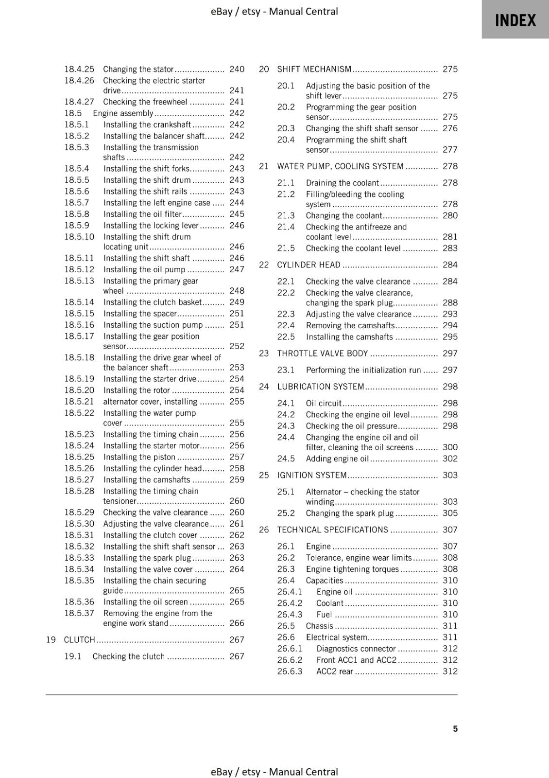 HUSQVARNA 2023 - VITPILEN 401 - WORKSHOP SERVICE REPAIR MANUAL REPRINTED