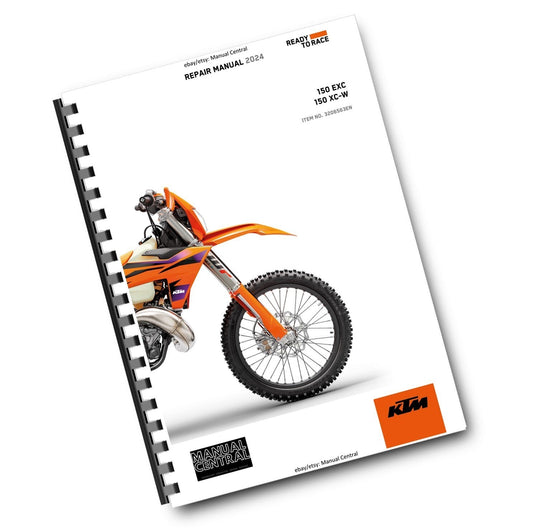 KTM 2024 - 150 EXC XC-W - WORKSHOP SERVICE MANUAL REPRINTED