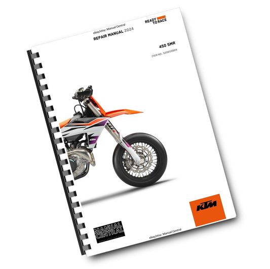 KTM 2024 - 450 SMR- WORKSHOP SERVICE MANUAL COMB BOUND