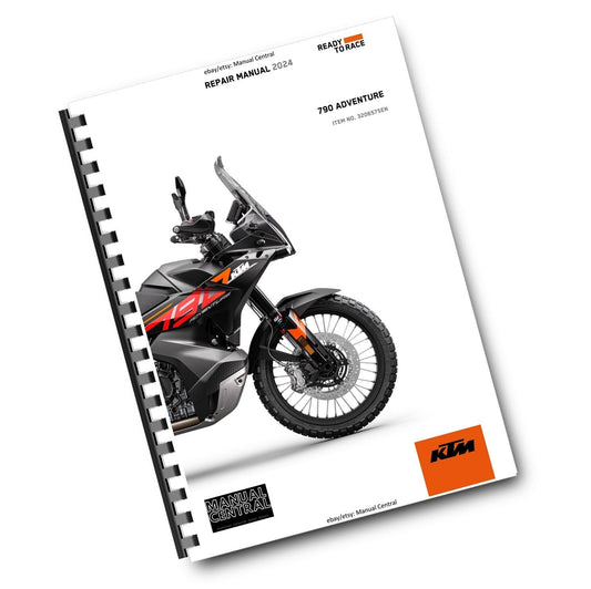 KTM 2024 - 790 ADVENTURE - WORKSHOP SERVICE MANUAL COMB BOUND