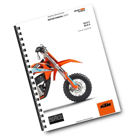 KTM 2024 - SX-E 3 5 - WORKSHOP SERVICE MANUAL COMB BOUND