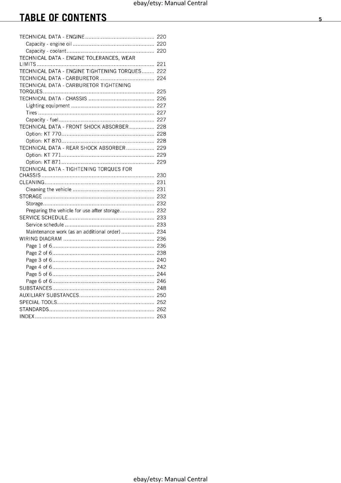 KTM ATV 2011 - 525 XC ATV -  WORKSHOP REPAIR SERVICE MANUAL REPRINTED