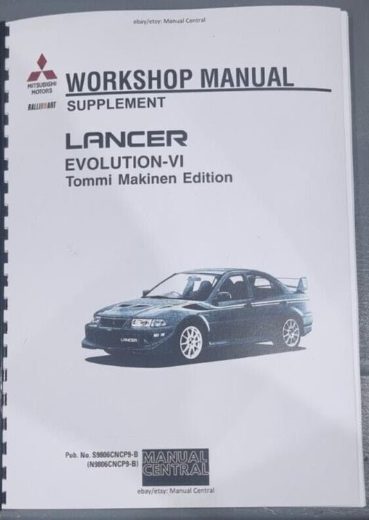 MITSUBISHI LANCER EVO  VI -  6  - TOMMI MAKINEN EDITION SUPPLEMENT