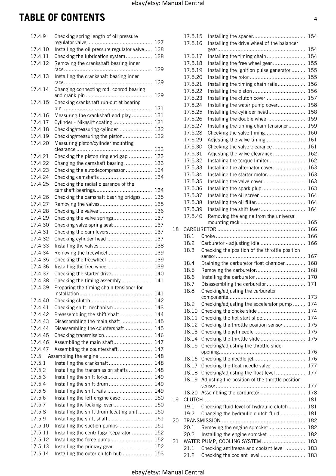 KTM ATV 2012 - 505 SX ATV -  WORKSHOP REPAIR SERVICE MANUAL REPRINTED