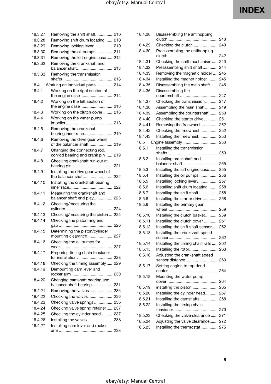HUSQVARNA 2024 - 701 SUPERMOTO EU - REPAIR WORKSHOP SERVICE MANUAL REPRINTED