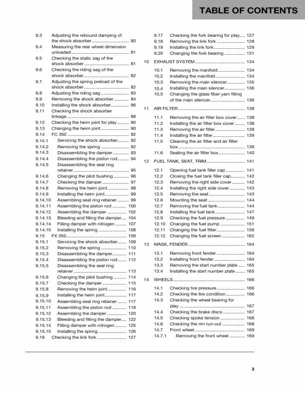 2 MANUAL SET - HUSQVARNA 2019 - FC FX 350 REPAIR & OWNERS MANUAL