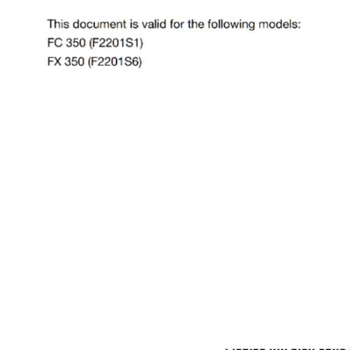 2 MANUAL SET - HUSQVARNA 2019 - FC FX 350 REPAIR & OWNERS MANUAL