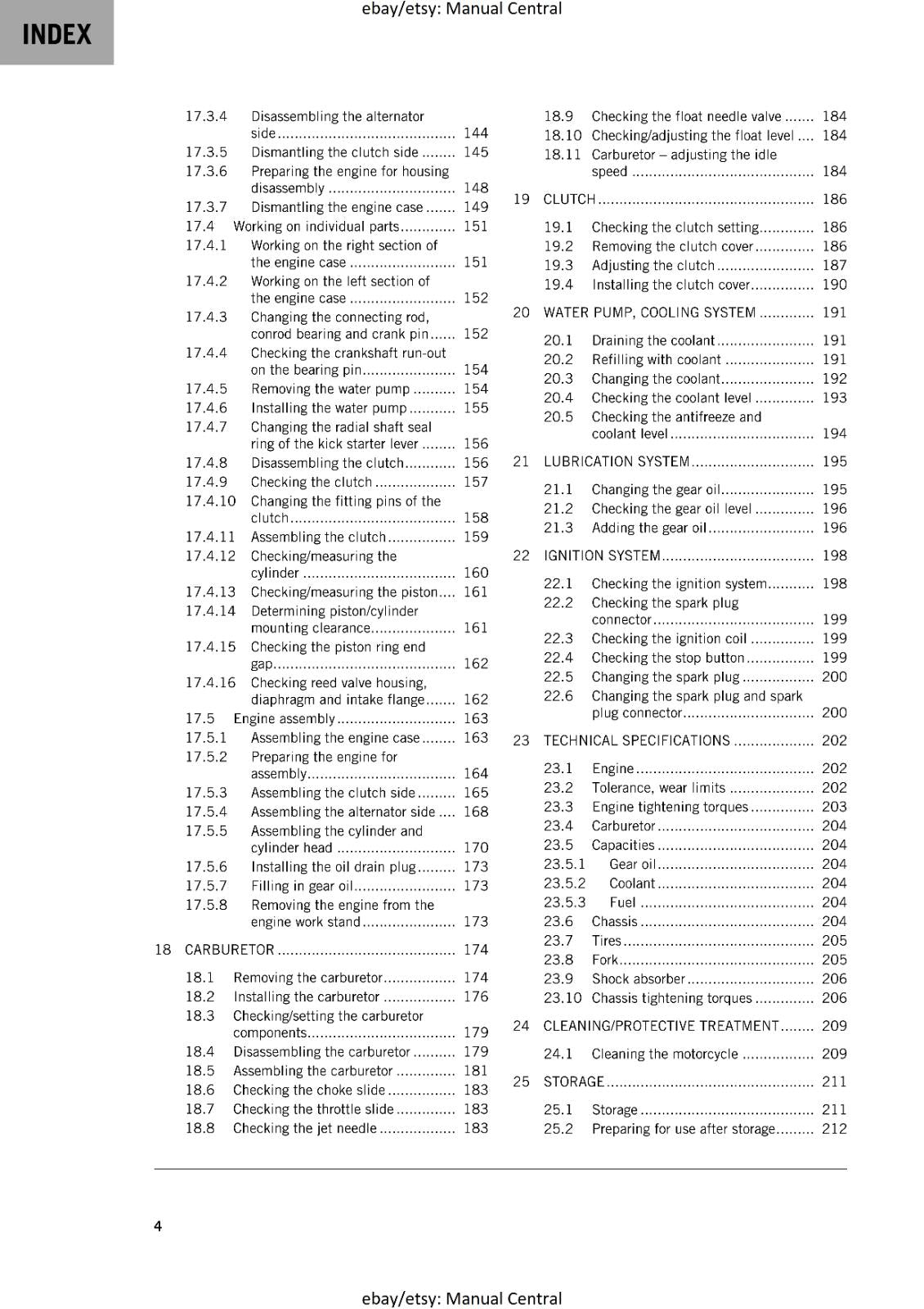 KTM 2024 - 50 SX FACTORY EDITION - WORKSHOP SERVICE REPAIR MANUAL - REPRINTED