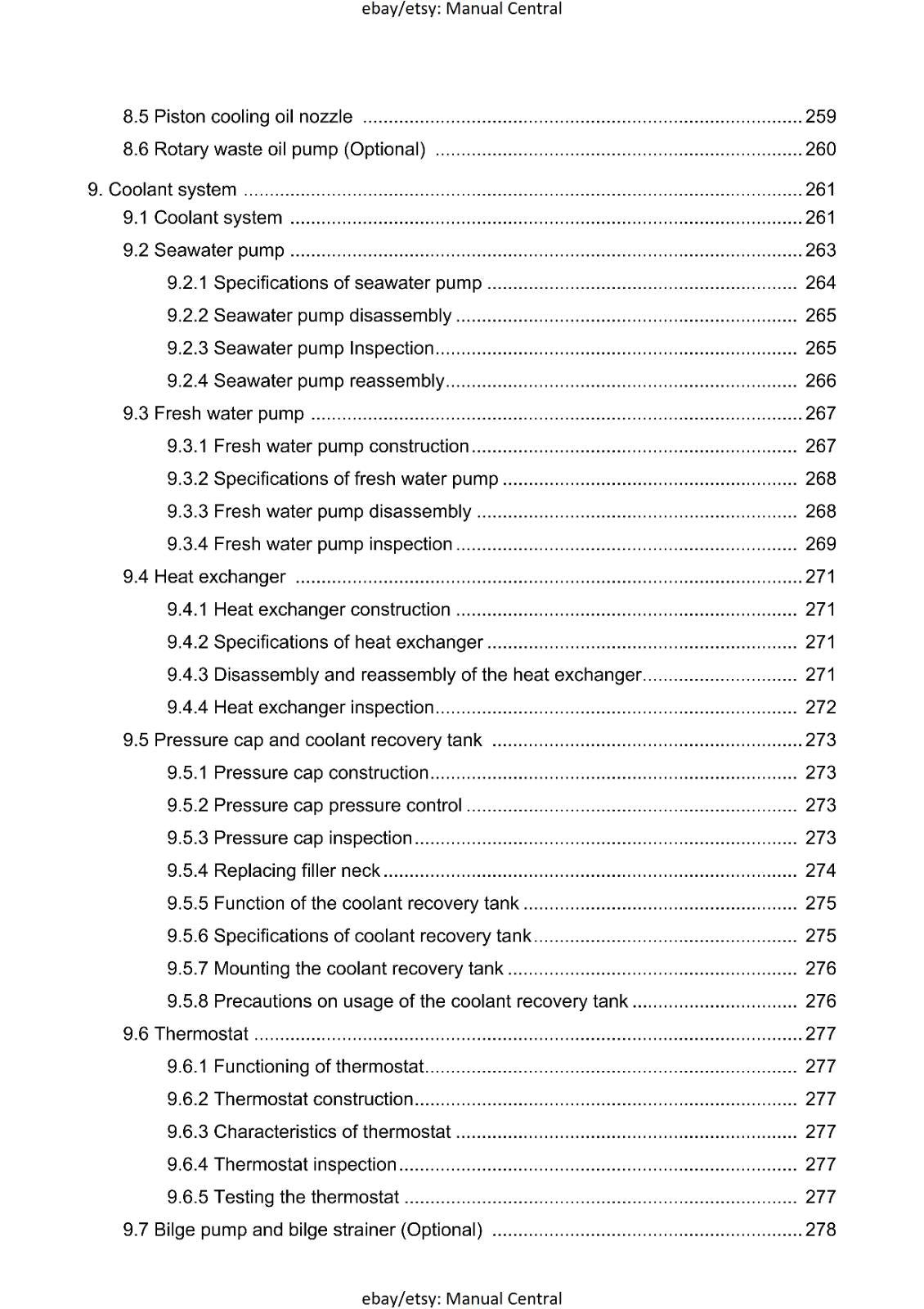 YANMAR 3JH4E 4JH4E 4JH4-TE 4JH4-HTE SERVICE WORKSHOP MANUAL REPRINTED