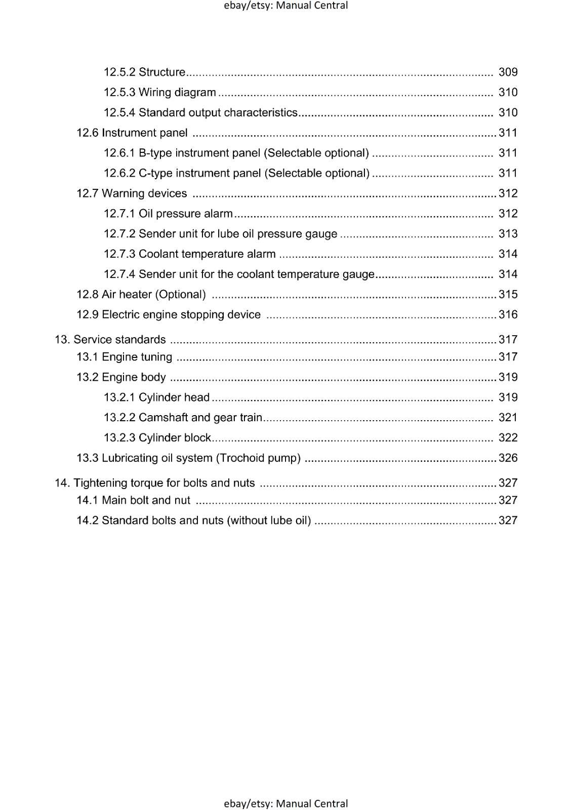 YANMAR 3JH4E 4JH4E 4JH4-TE 4JH4-HTE SERVICE WORKSHOP MANUAL REPRINTED