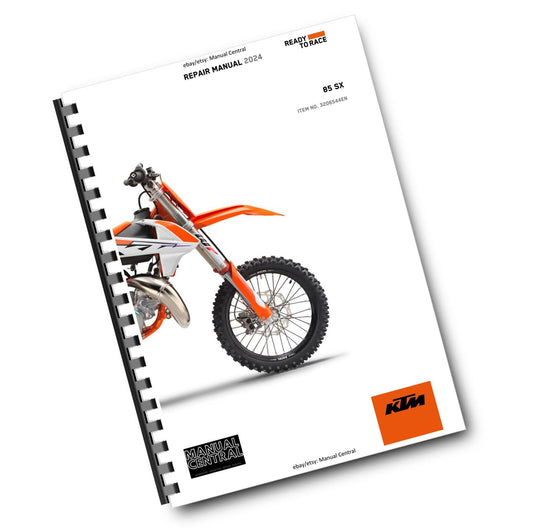 KTM 2024 - 85 SX - WORKSHOP SERVICE REPAIR MANUAL - REPRINTED