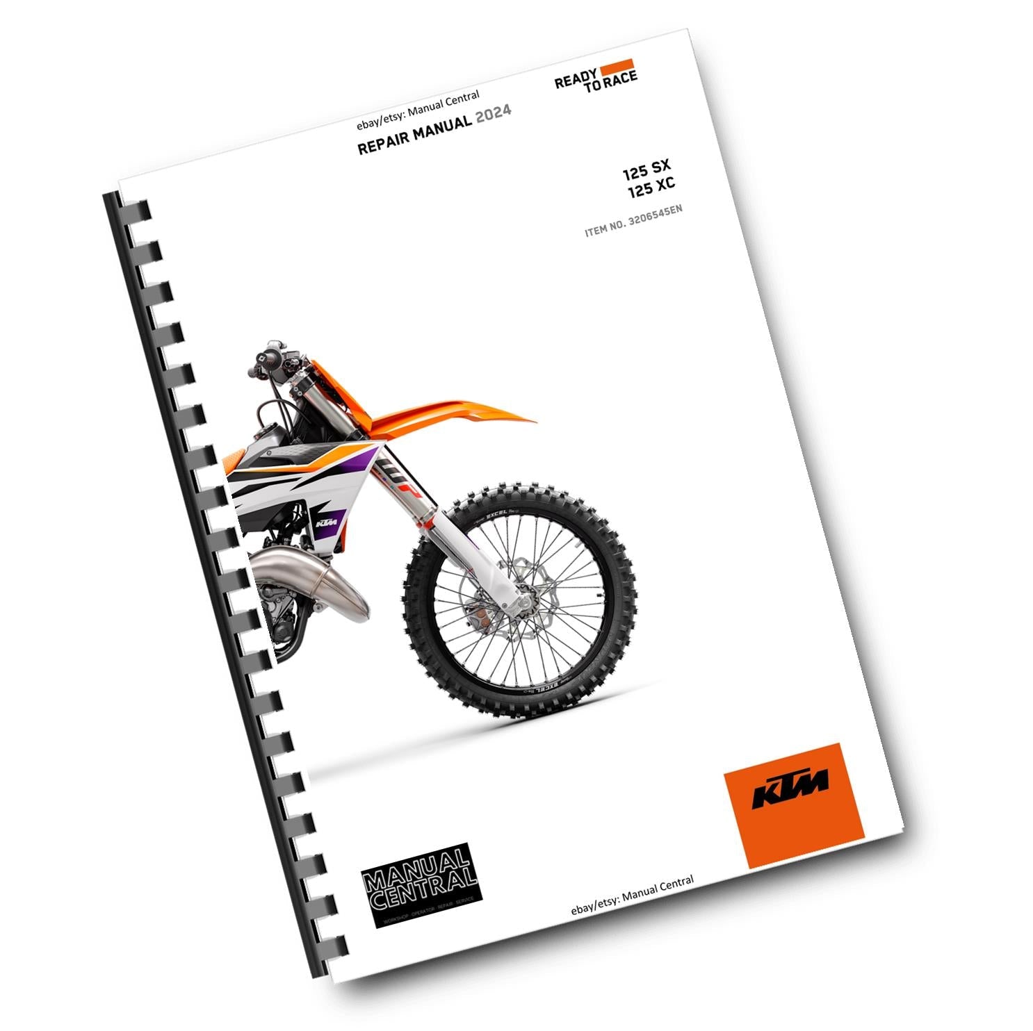 KTM 2024 - 125 SX XC - WORKSHOP SERVICE REPAIR MANUAL - REPRINTED