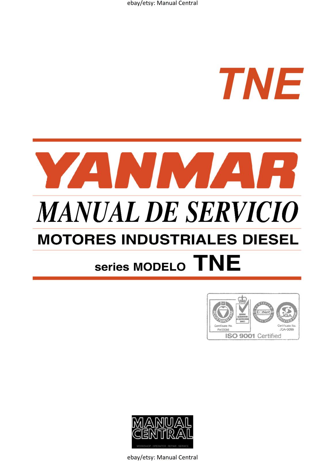 FRENCH LANGUAGE - YANMAR 2TNE 3TNE 4TNE - MANUAL DE SERVICO