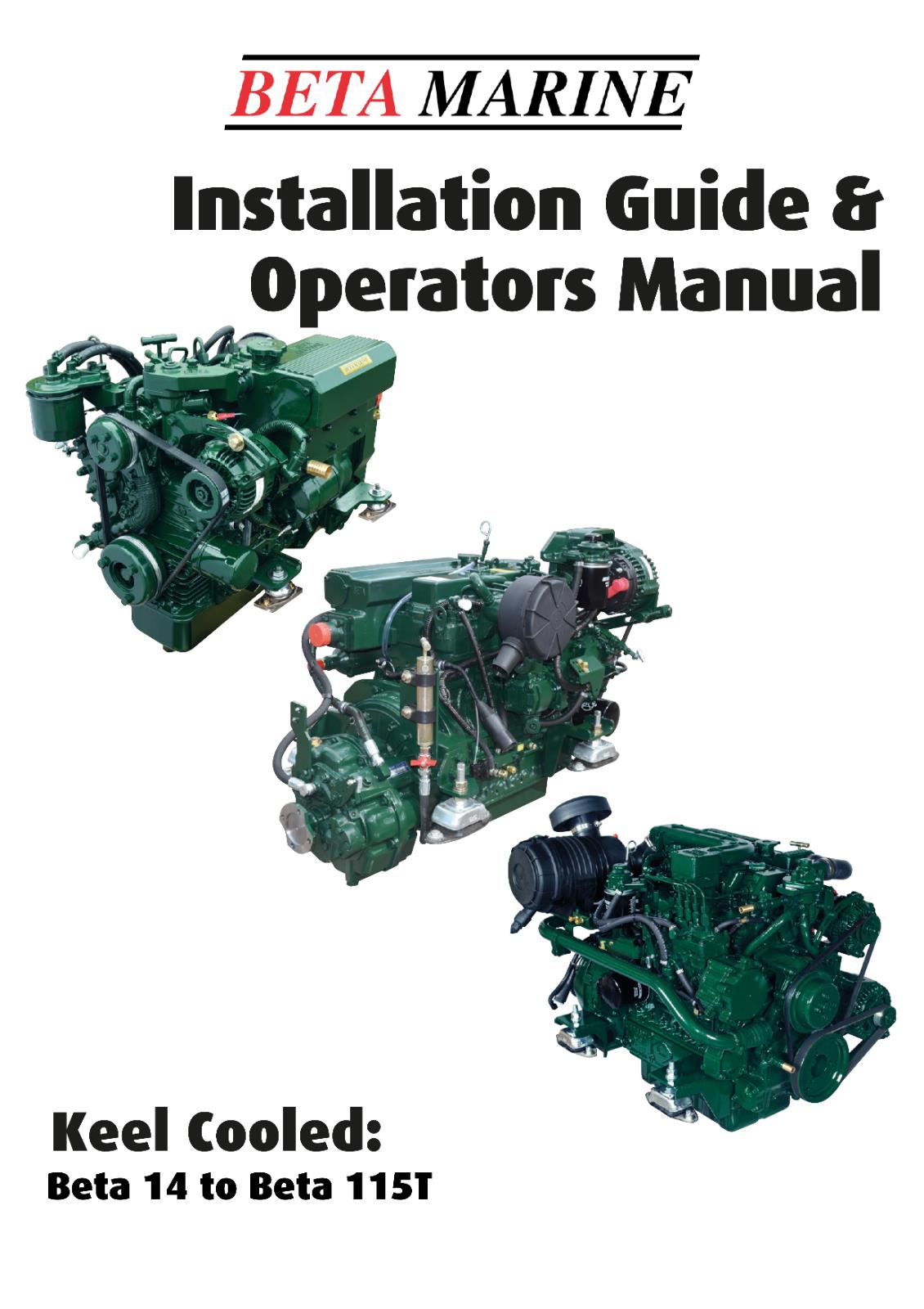 BETA 10 14 16 20 25 30 38 43 50 60 75 90 90T 105T 115T OPERATOR INSTALLATION