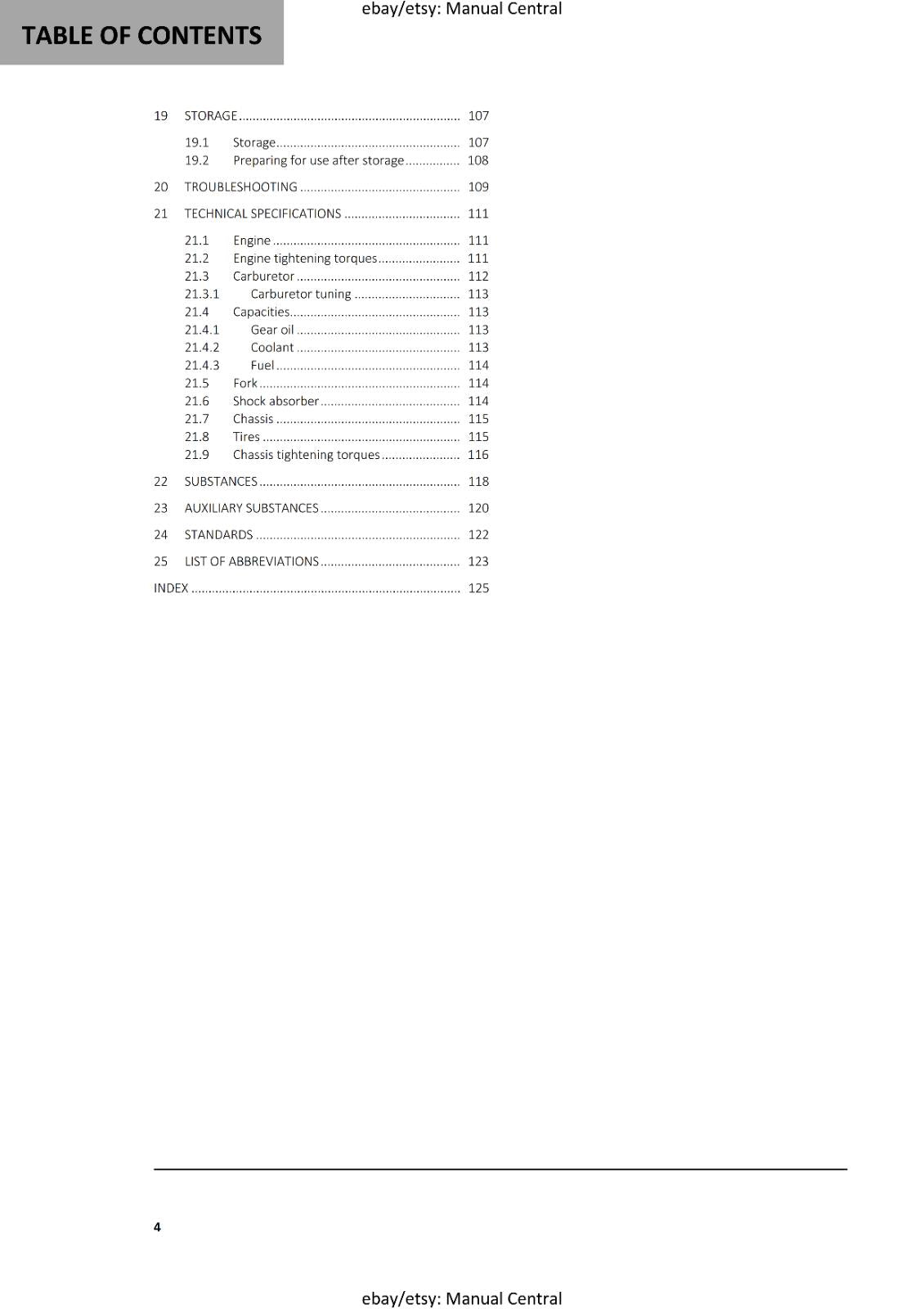 GASGAS 2025 OWNERS MANUAL - MC 65
