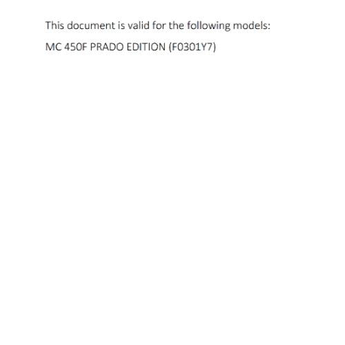 GASGAS 2025 OWNERS MANUAL - MC 450F PRADO EDITION