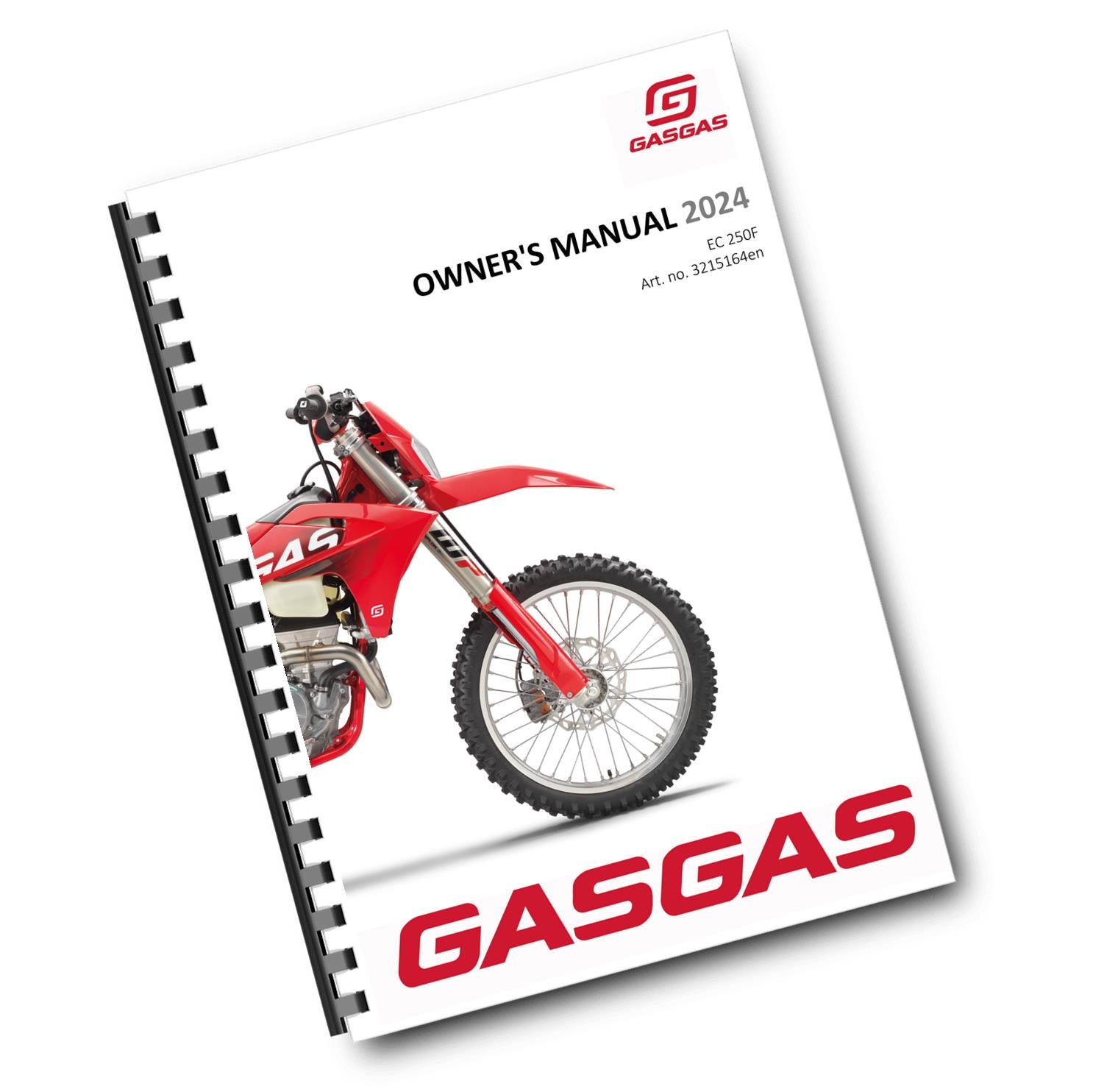 GASGAS 2024 OWNERS MANUAL - EC 250F