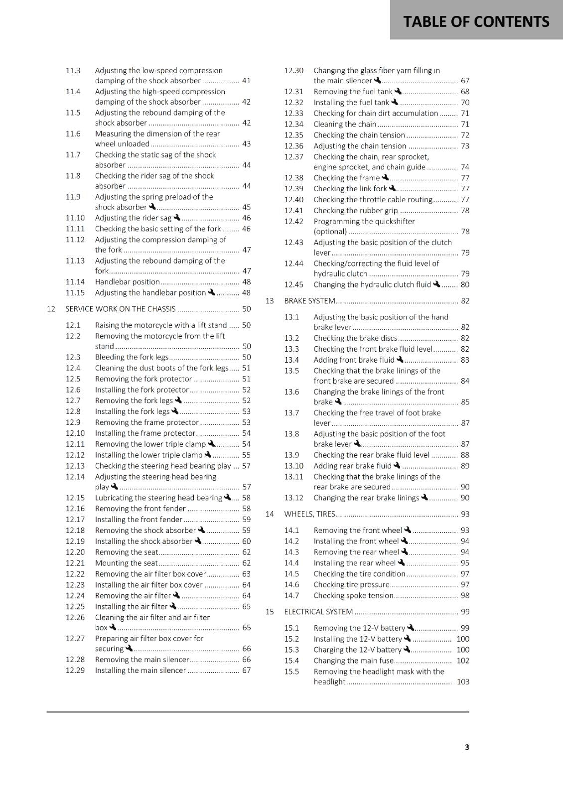 GASGAS 2024 OWNERS MANUAL - EC 250F