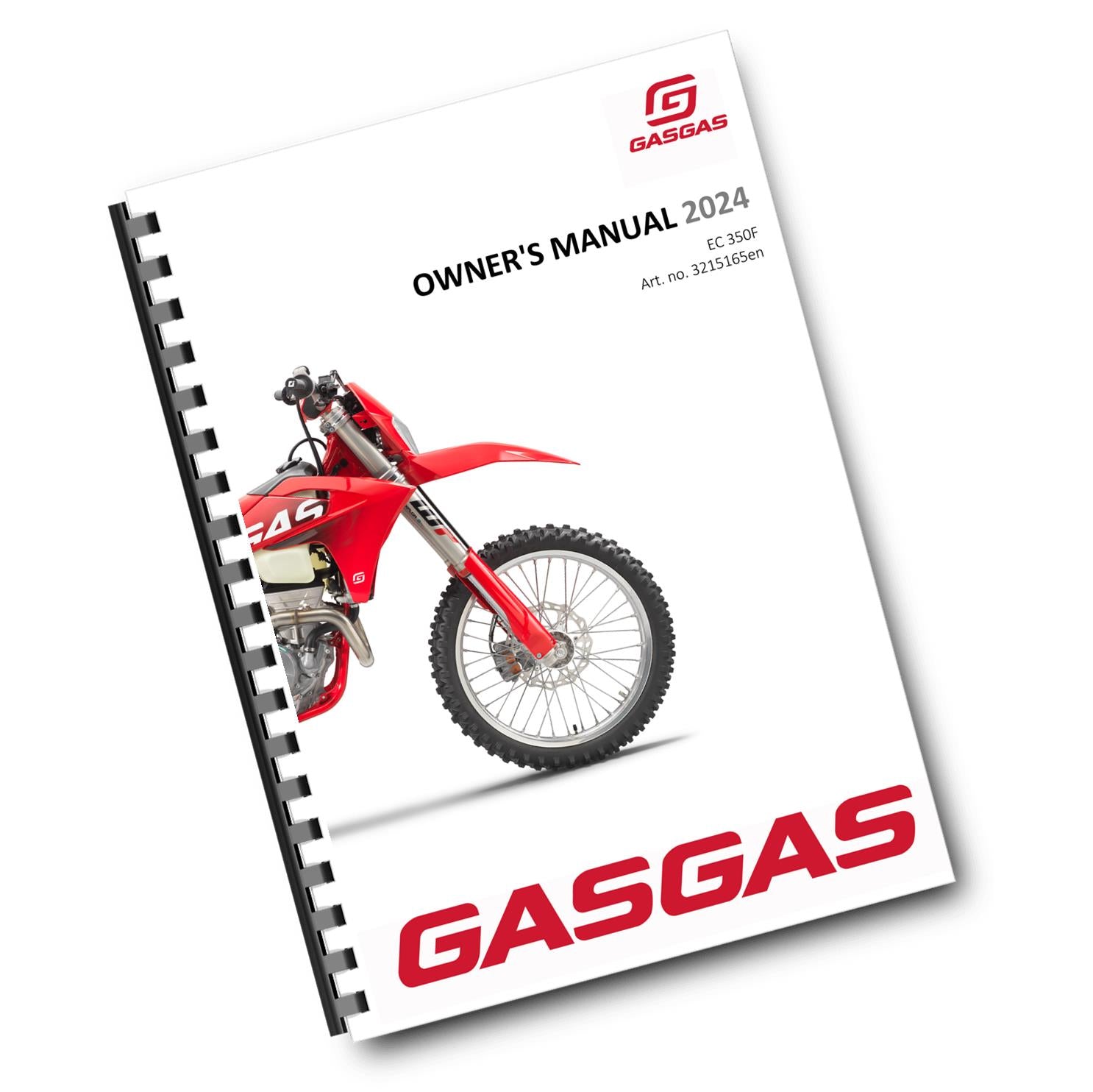 GASGAS 2024 OWNERS MANUAL - EC 350F