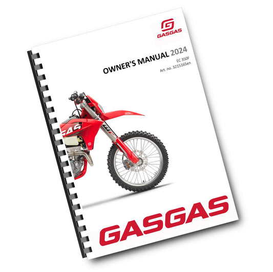 GASGAS 2024 OWNERS MANUAL - EC 350F