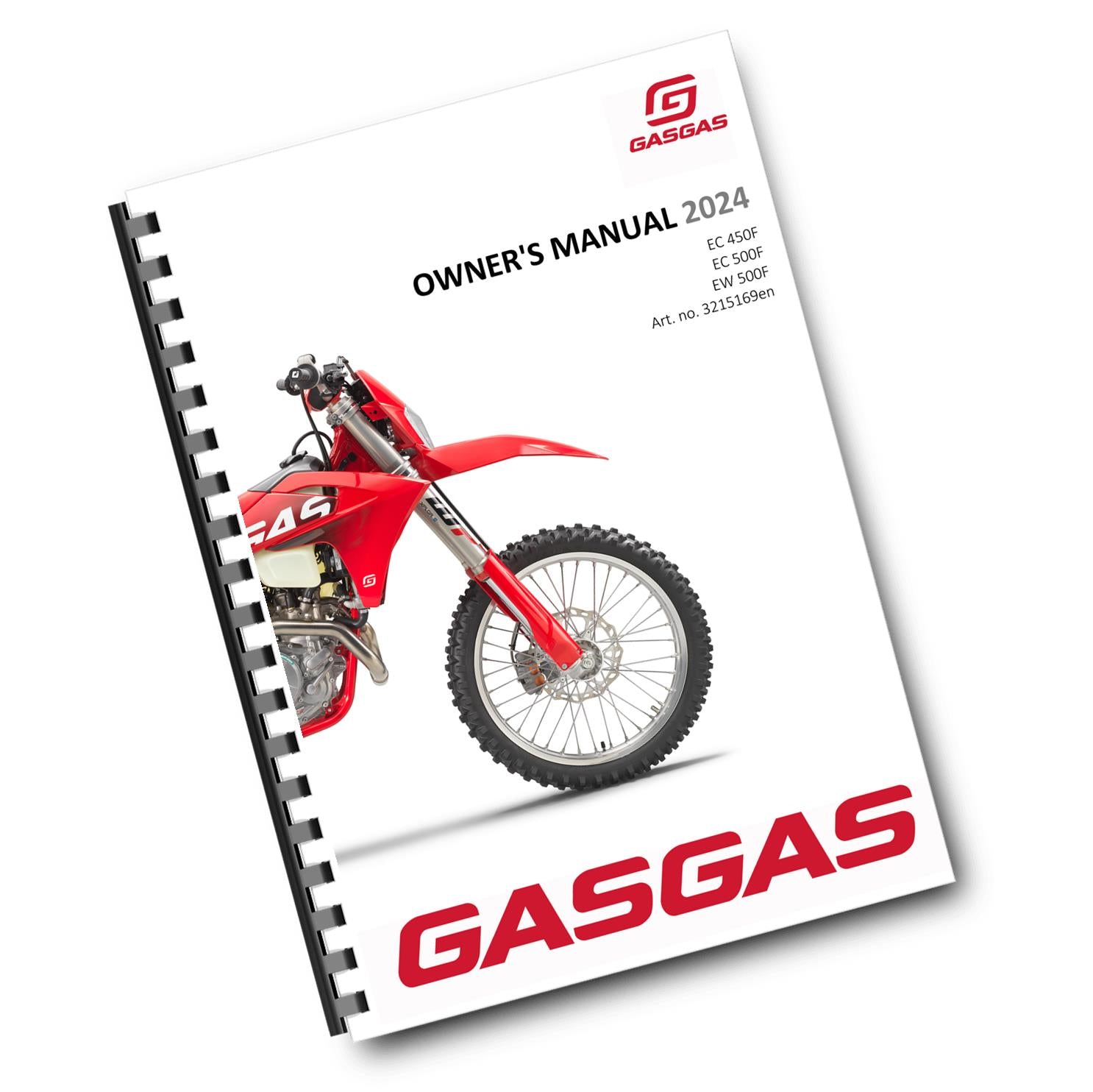 GASGAS 2024 OWNERS MANUAL - EC EW 450F 500F