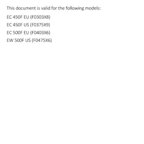 GASGAS 2024 OWNERS MANUAL - EC EW 450F 500F