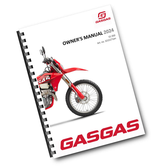 GASGAS 2024 OWNERS MANUAL - ES 350