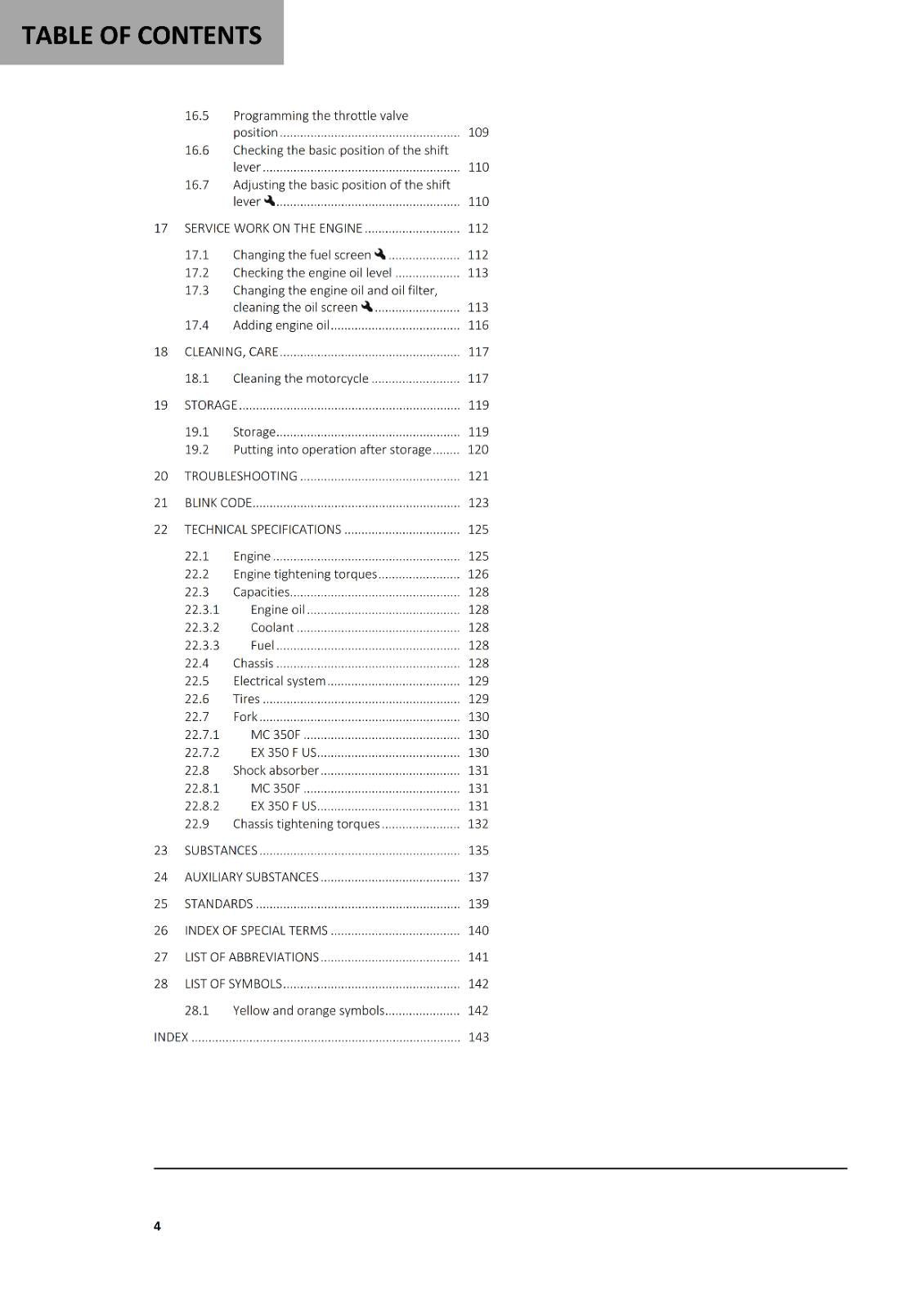 GASGAS 2024 OWNERS MANUAL - EX MC 350F