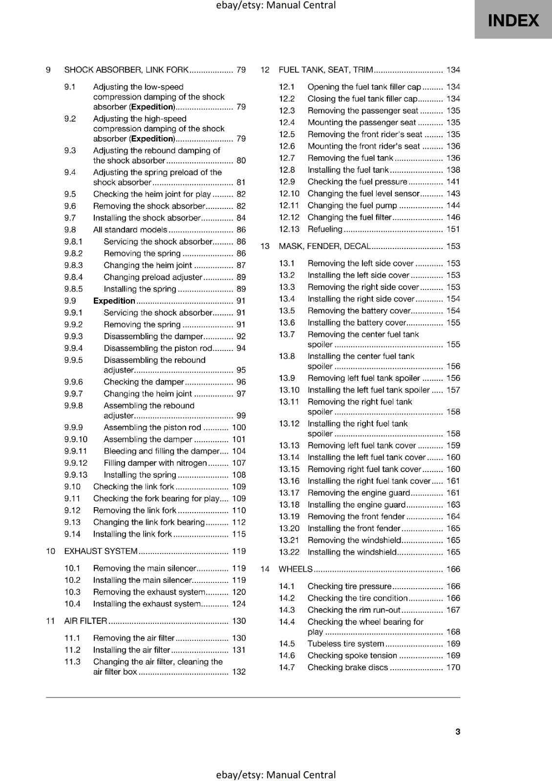 HUSQVARNA 2024 - NORDEN 901 EXPEDITION - REPAIR WORKSHOP SERVICE MANUAL