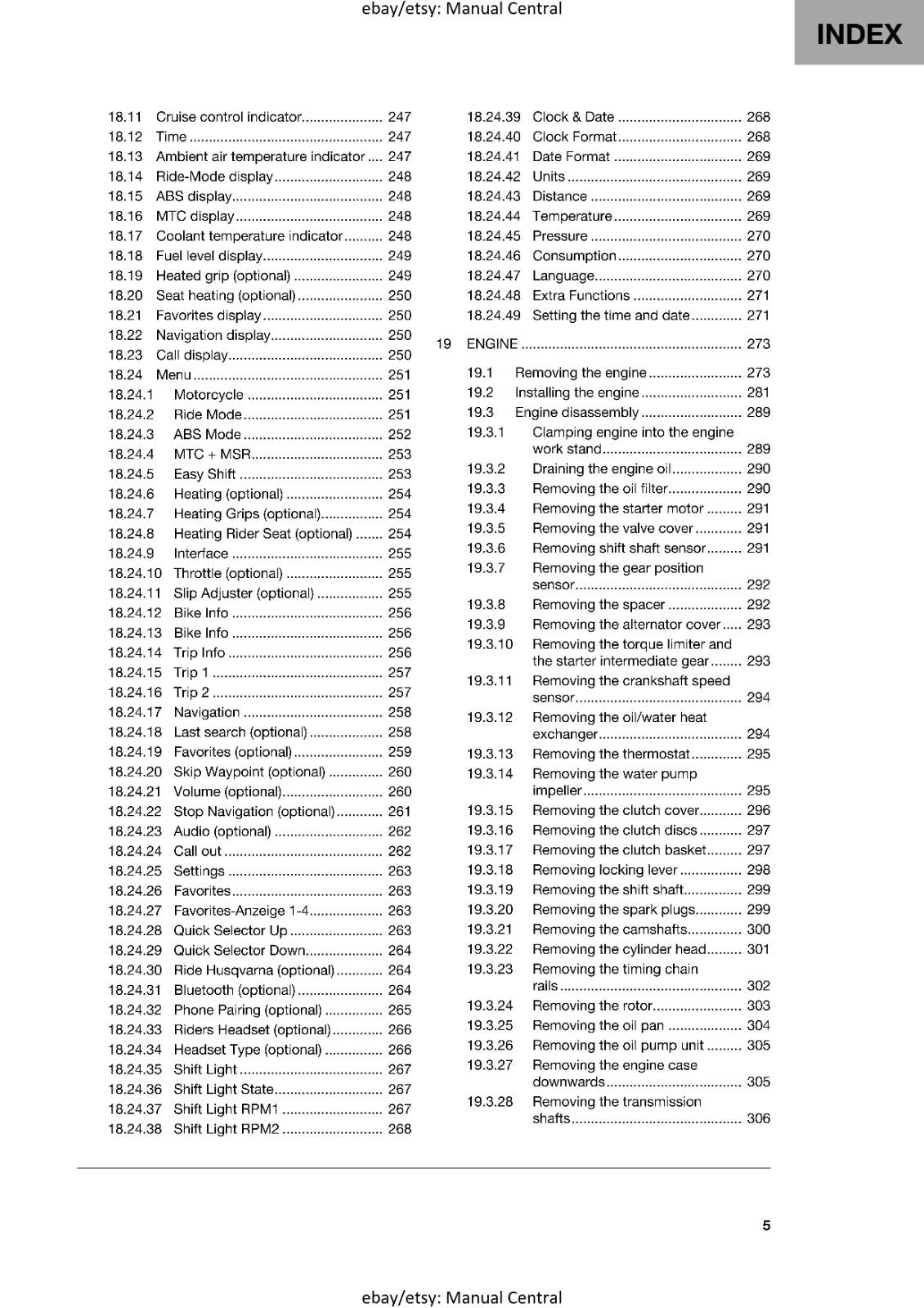 HUSQVARNA 2024 - NORDEN 901 EXPEDITION - REPAIR WORKSHOP SERVICE MANUAL
