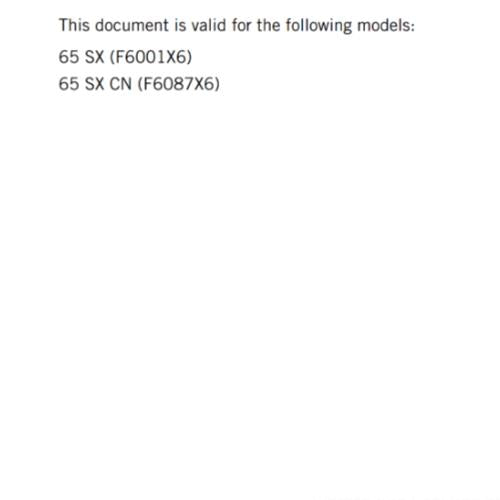 KTM 2024 - 65 SX - OWNERS MANUAL USER GUIDE