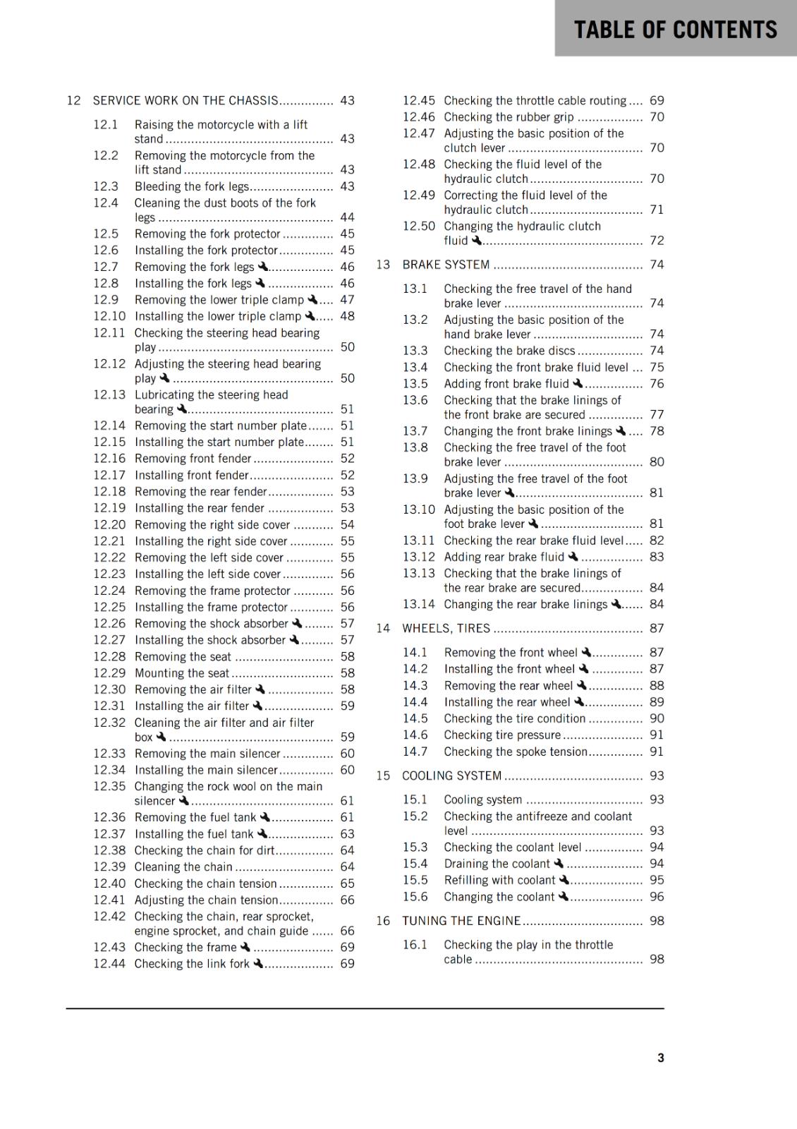 KTM 2024 - 65 SX - OWNERS MANUAL USER GUIDE