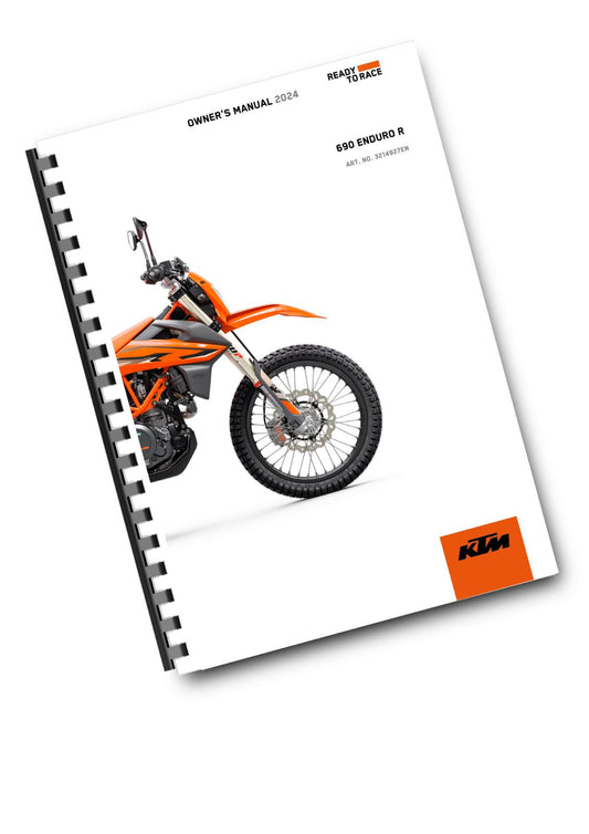 KTM 2024 - 690 ENDURO R EU EDITION - OWNERS MANUAL USER GUIDE