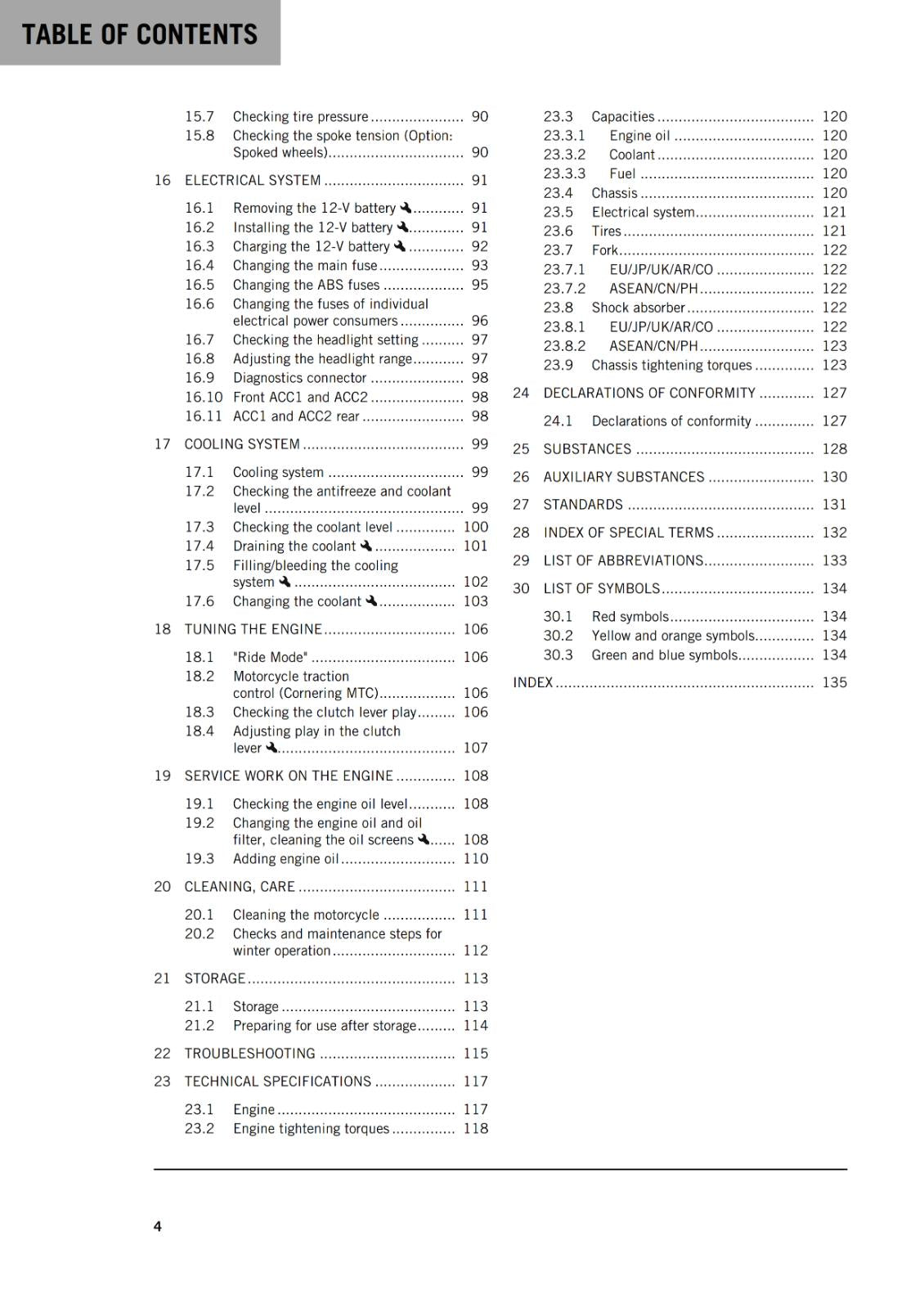KTM 2024 - 390 ADVENTURE EU EDITION - OWNERS MANUAL USER GUIDE