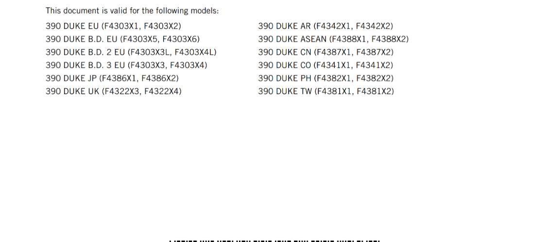 KTM 2024 - 390 DUKE - OWNERS MANUAL USER GUIDE