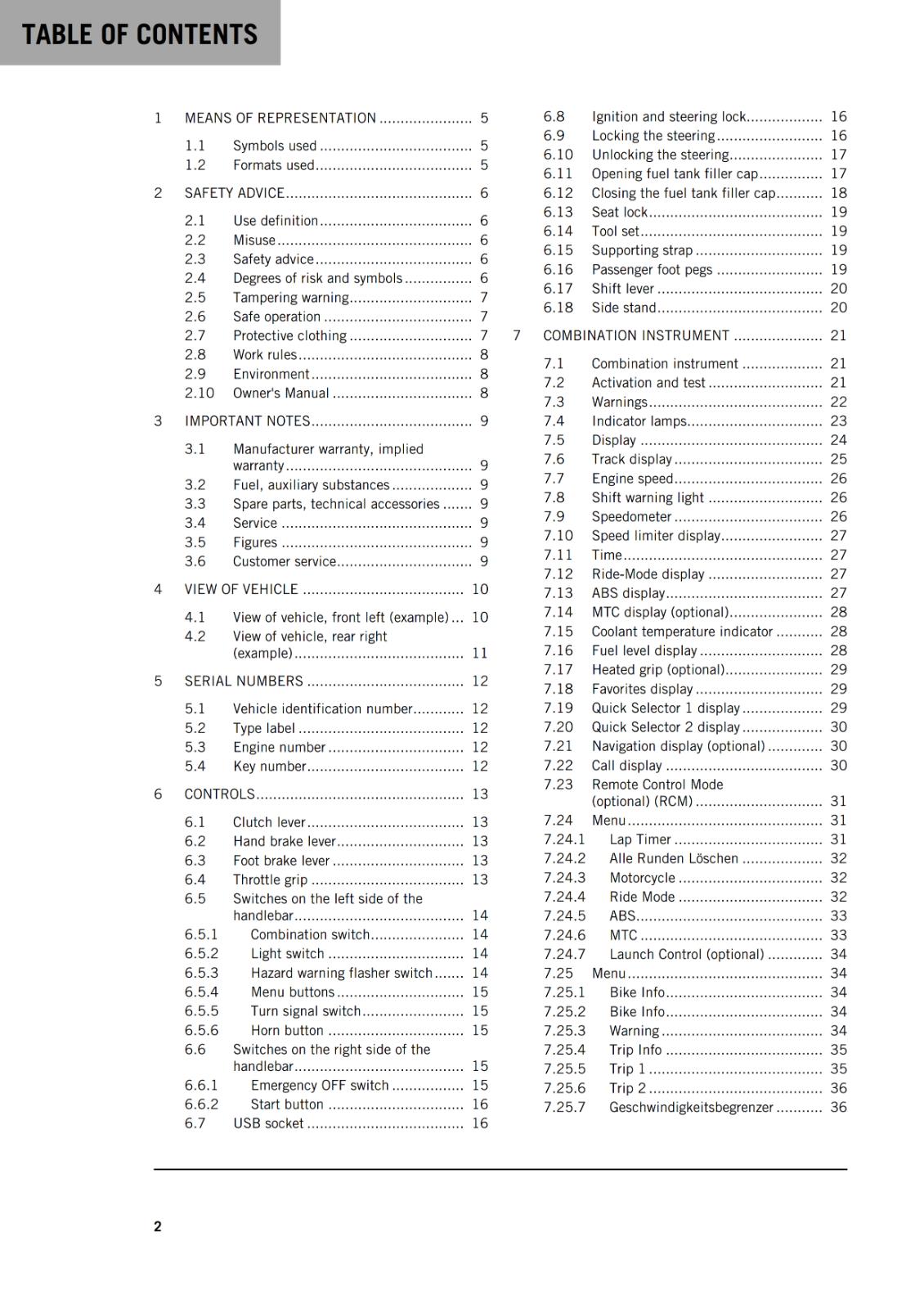 KTM 2024 - 390 DUKE - OWNERS MANUAL USER GUIDE