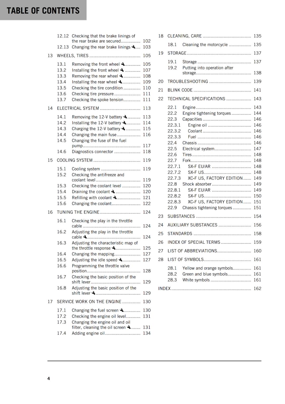 KTM 2024 - 350 SX-F XC-F FACTORY EDITION - OWNERS MANUAL USER GUIDE