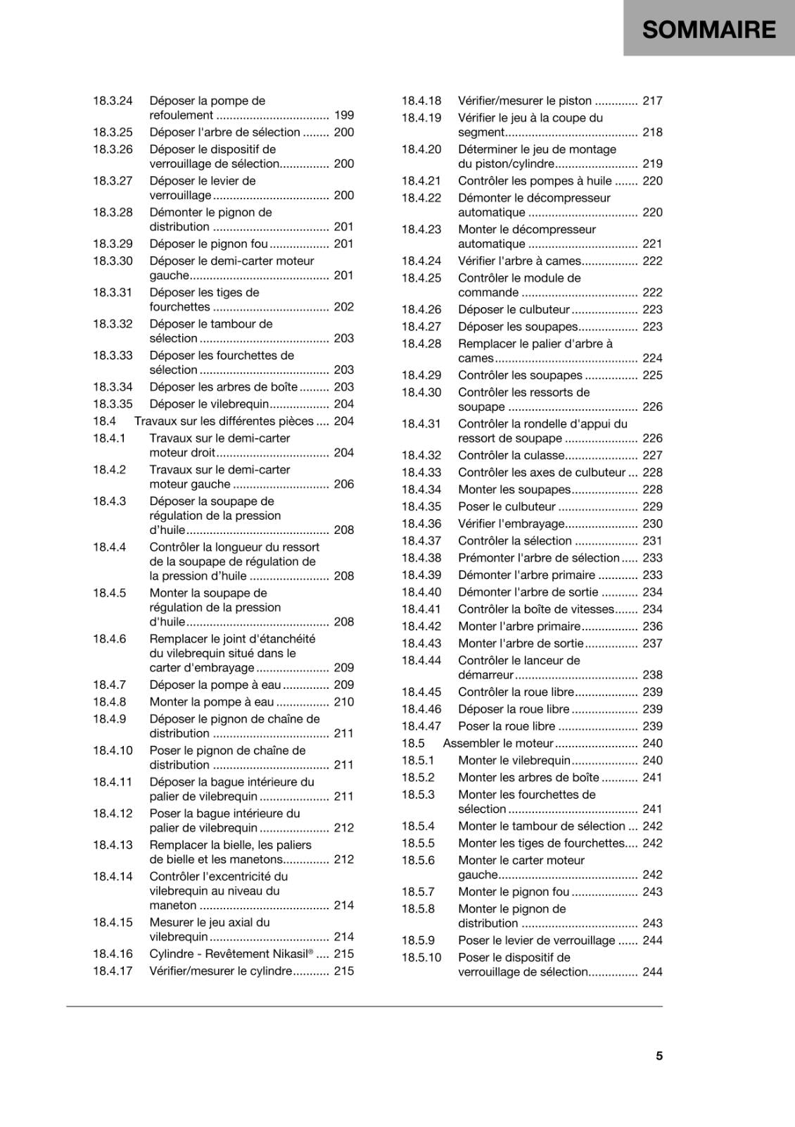 FRENCH LANGUAGE - 2022 HUSQVARNA - FE 450 501 501s - MANUEL DE REPARATION