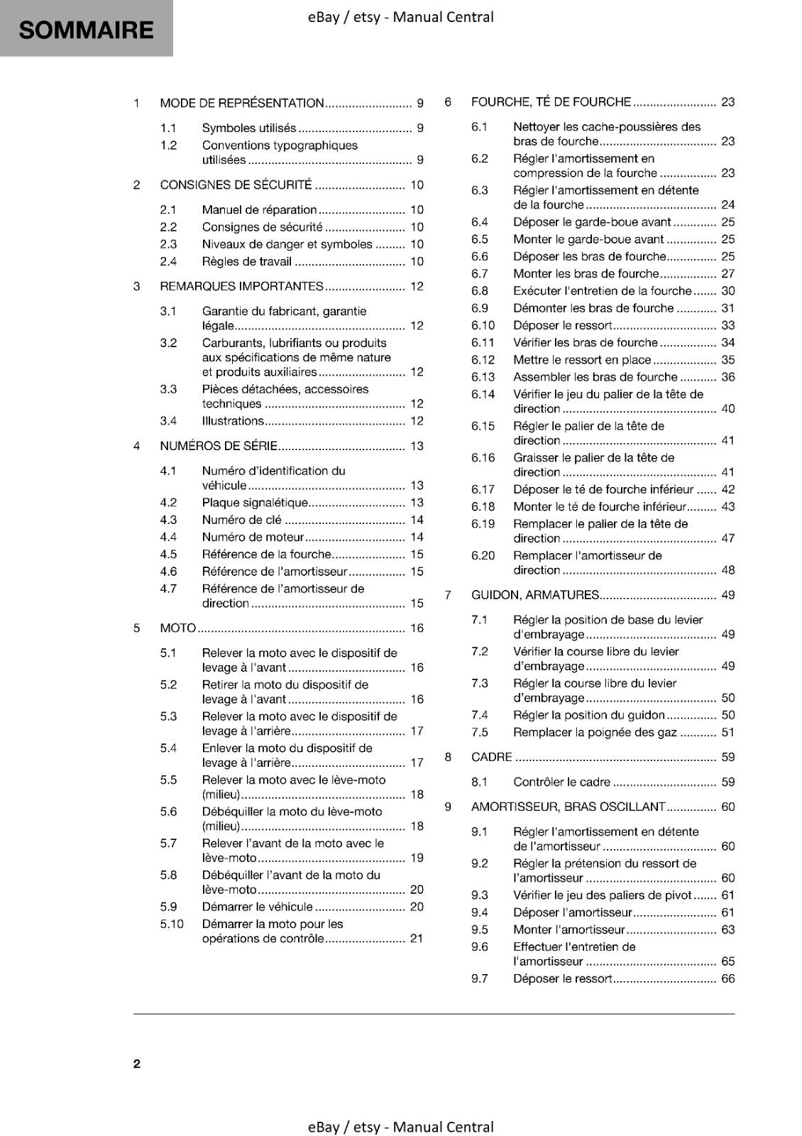 FRENCH LANGUAGE - 2022 HUSQVARNA - NORDEN 901 - MANUEL DE REPARATION
