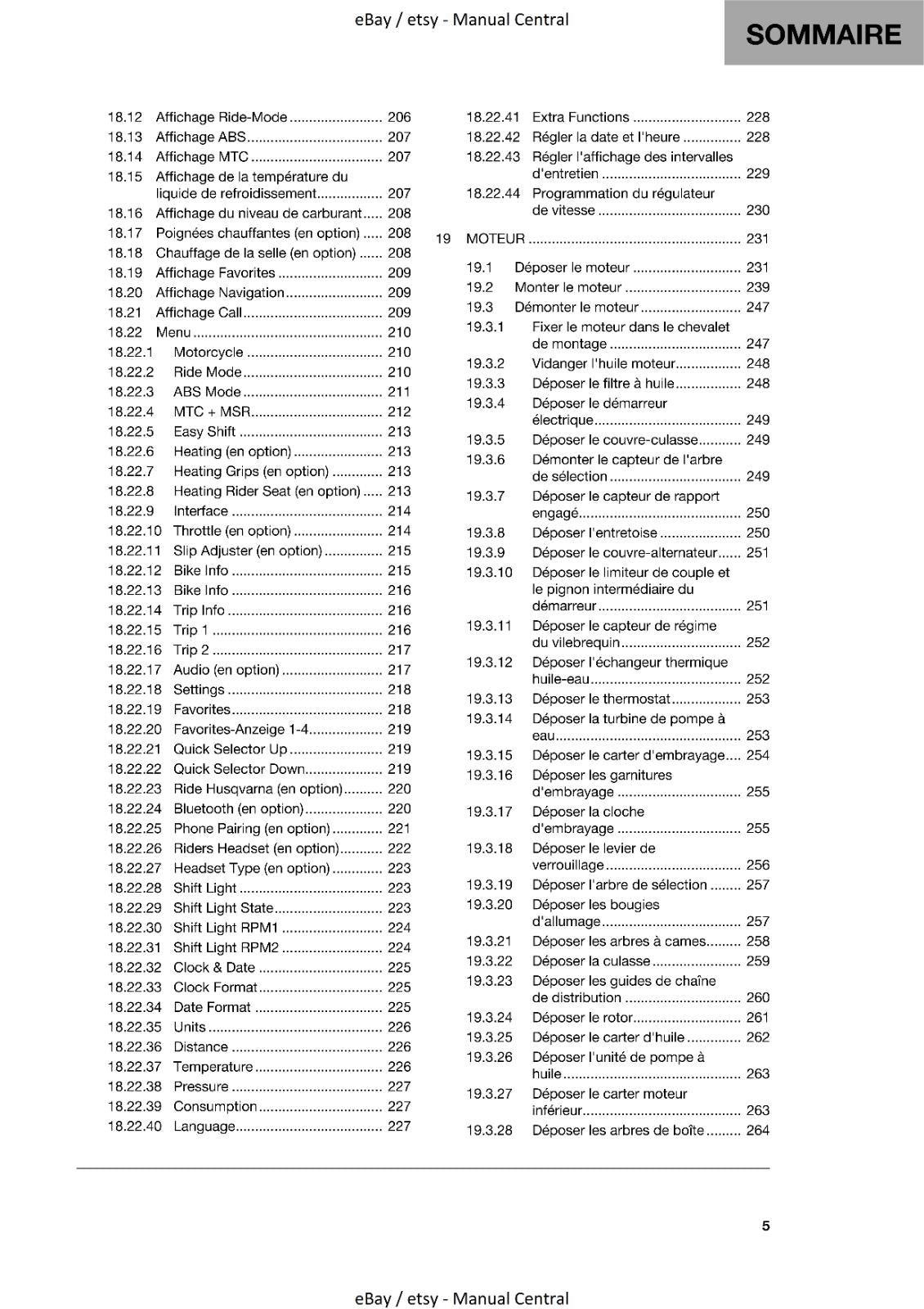 FRENCH LANGUAGE - 2022 HUSQVARNA - NORDEN 901 - MANUEL DE REPARATION